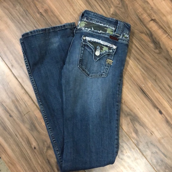 Miss Me Denim - EUC Miss Me sz 28 jeans with camo accents!!!